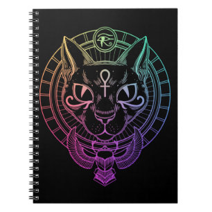 Carnet Egyptian Bastet Cat Horus Scarab Egypt Symbol