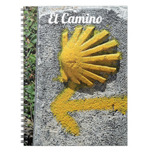 Carnet El Camino de Santiago de Compostela, Espagne, coqu