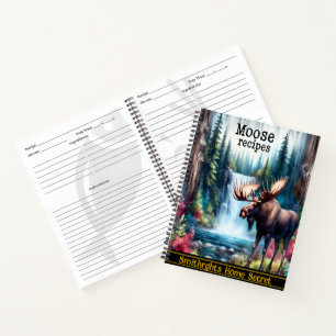 Carnet Élan près d'une cascade paisible