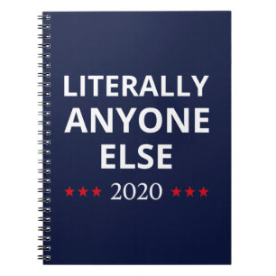 Carnet Election 2020, Anti-Trump - N'Importe Qui D'Autre