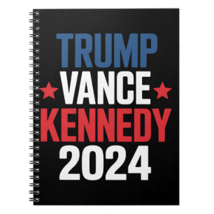 Carnet Élection Trump Vance Kennedy Président 2024
