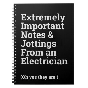 Carnet électrique important amusant