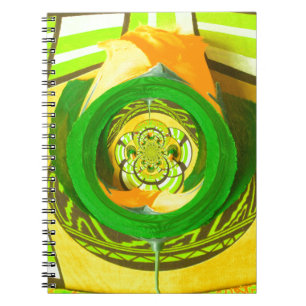 Carnet Elégance d'or : Beau art rose jaune africain
