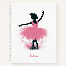 Elégant ballet en silhouette Ballerina
