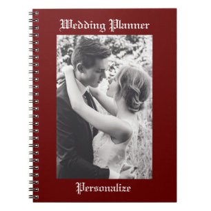 Carnet Elegant Bride Groom Photo Wedding Planner
