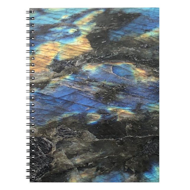 Carnet Elégant chic labradorite chic cristal pierre (Devant)