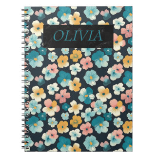 Carnet Elégant Cottagecore Floral Dons