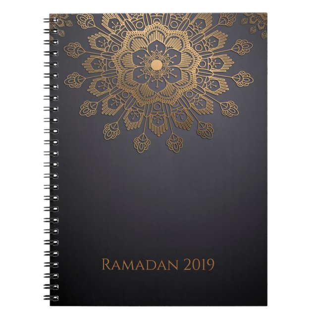 Carnet élégant d'organisateur de Ramadan de (Devant)