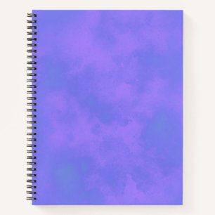 Carnet Elégant effet nuage Storm motif bleu