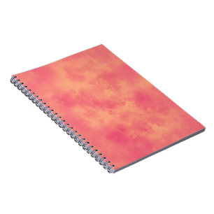 Carnet Elégant effet nuage tempête pêche motif
