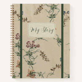Carnet Elegant Floral Antique Pattern