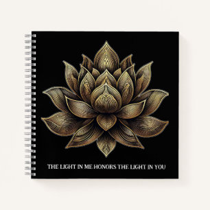 Carnet Elégant Lotus Lotus Fleur La Lumière en moi ...