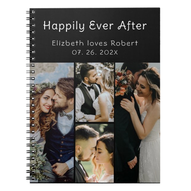Carnet Elegant Love Script Wedding Photo Album (Devant)