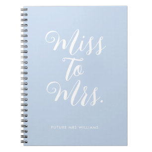 Carnet Elegant Miss à Mme Chic Wedding planner moderne