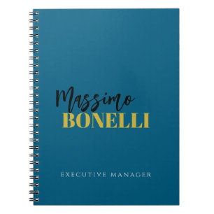 Carnet Élégant moderne minimaliste professionnel simple