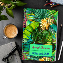 Élégant motif de banane à fleurs feuilles tropical