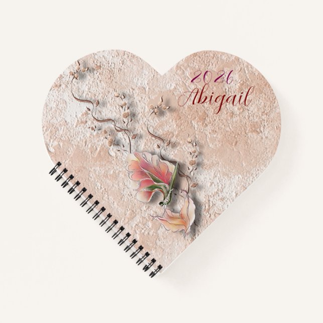 Carnet Elegant Nature Embossed spiral notebook  (Devant)