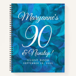 Carnet Elegant Ocean Blue 90 et soirée d'anniversaire san