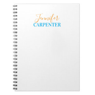 Carnet Élégant professionnel minimaliste moderne