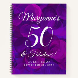 Carnet Elégant Purple 50 & Fabuleux fête d'anniversaire