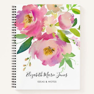 Carnet Elégante couleur rose rose pastel pastel