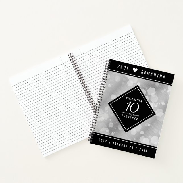 Carnet Élégante fête du 10e anniversaire du Mariage de Ti (Intérieur)