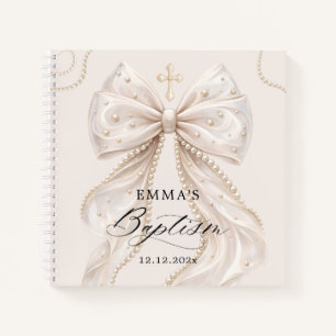 Carnet Élégante fille bébé arc en perle