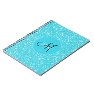 Carnet Élégante fille blanche Turquoise, Parties scinti