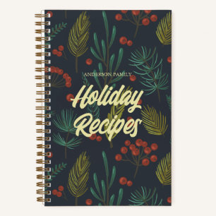 Carnet Elégante recette de vacances botaniques hivernales