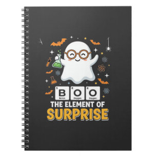 Carnet Élément de surprise de fantôme de design Halloween