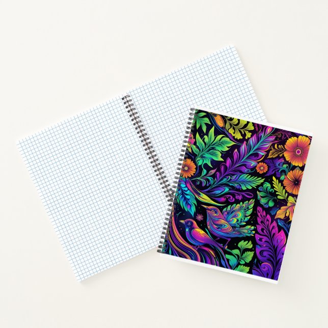 Carnet Éléments de la nature psychédélique (Intérieur)