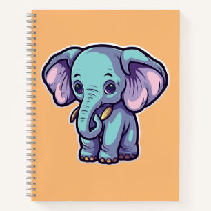 CARNET ÉLÉPHANT DE CARTOON