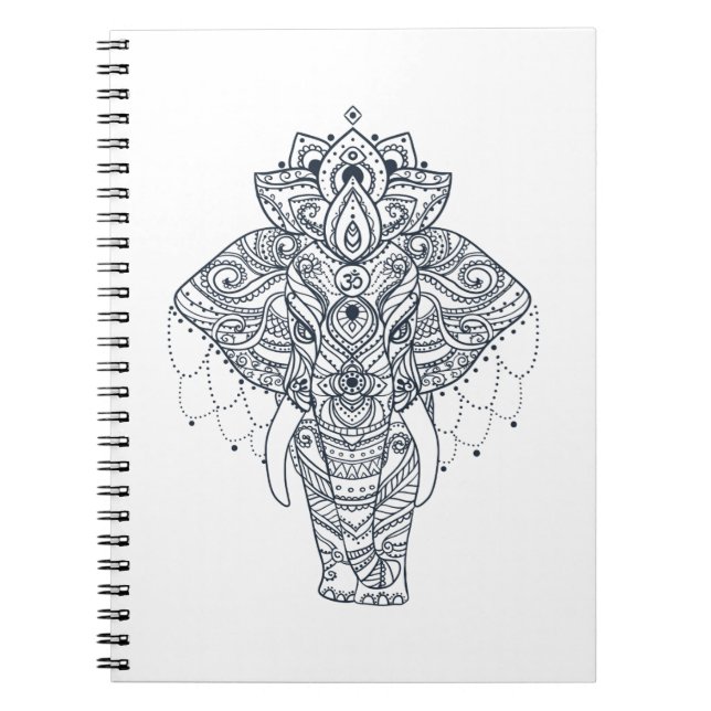 Carnet Éléphant inspiré (Devant)
