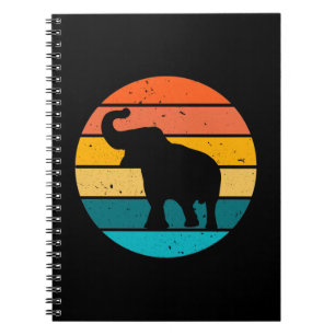 Carnet Eléphant rétro
