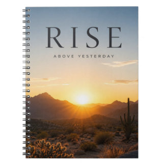 Carnet Élever au-dessus d'hier Motivation Lever du soleil