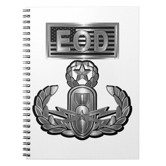Carnet Élimination des engins explosifs EOD (Devant)