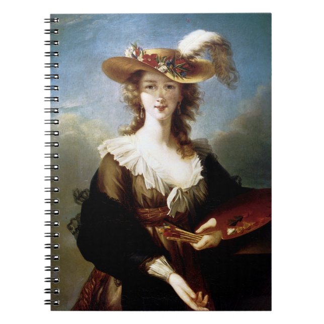 Carnet Elisabeth Vigee-Lebrun Autoportrait (Devant)