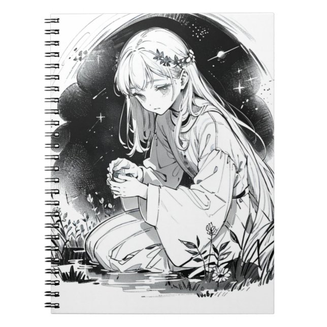 Carnet Elle Obtient Des Étoiles (Devant)