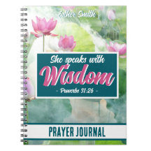 Elle parle avec la sagesse Verse Floral Custom Jou