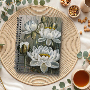 Carnet Ellis Rowan Eau Blanche Lys Fleurs Vintages