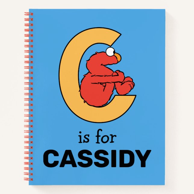 Carnet Elmo Alphabet | C Orange (Devant)