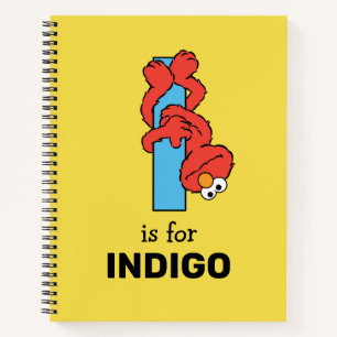 Carnet Elmo Alphabet I Bleu