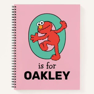 Carnet Elmo Alphabet   O Turquoise
