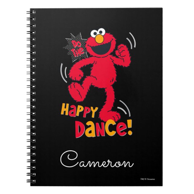 Carnet Elmo | Faites la danse du bonheur (Devant)