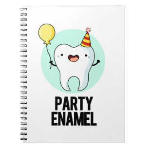 Carnet Émail de fête Funny Dot Pun