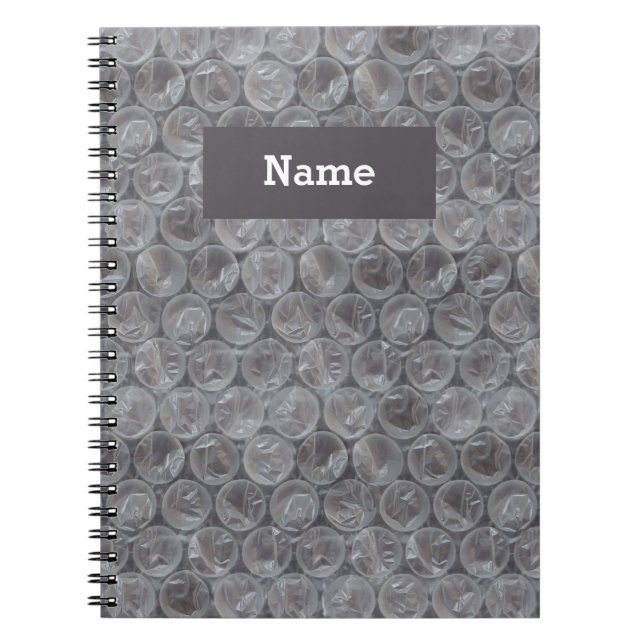 Carnet Emballage de bulle personnalisé (Devant)