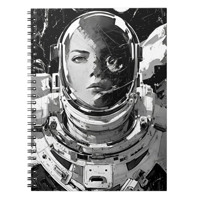 Carnet Embark sur le voyage cosmique : Frappe astronaute (Devant)