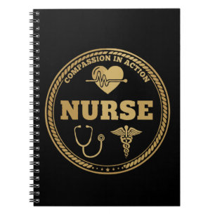 Carnet Emblème de l'infirmière professionnelle La compa