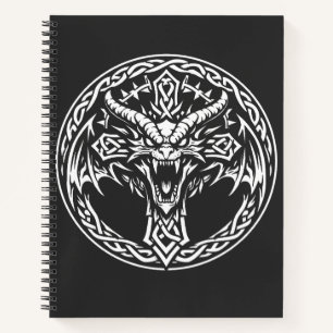 Carnet Emblème Dragon Celtique par BurnsInHell