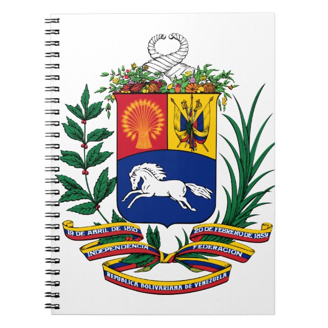 Carnet emblème du venezuela (Devant)